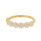 Anillo Compromiso de Oro 18Kt Flores Circones - Miniatura 2