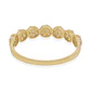 Anillo Compromiso de Oro 18Kt Flores Circones - Miniatura 3