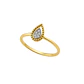 Anillo Oro Amarillo 18kt Diamantes 2,4Pts Gota - Miniatura 3