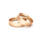 Par Argollas Matrimonio de Oro Miel 18kt Tubo Sagres de 5,0mm - Miniatura 2