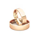 Par Argollas Matrimonio de Oro Miel 18kt Tubo Sagres de 5,0mm - Miniatura 3