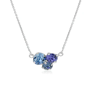 Collar de Plata Esterlina 925 Trio de Colores