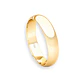 Argolla Matrimonio de Oro Amarillo 18kt Inglés Venecia de 3,5mm - Miniatura 3