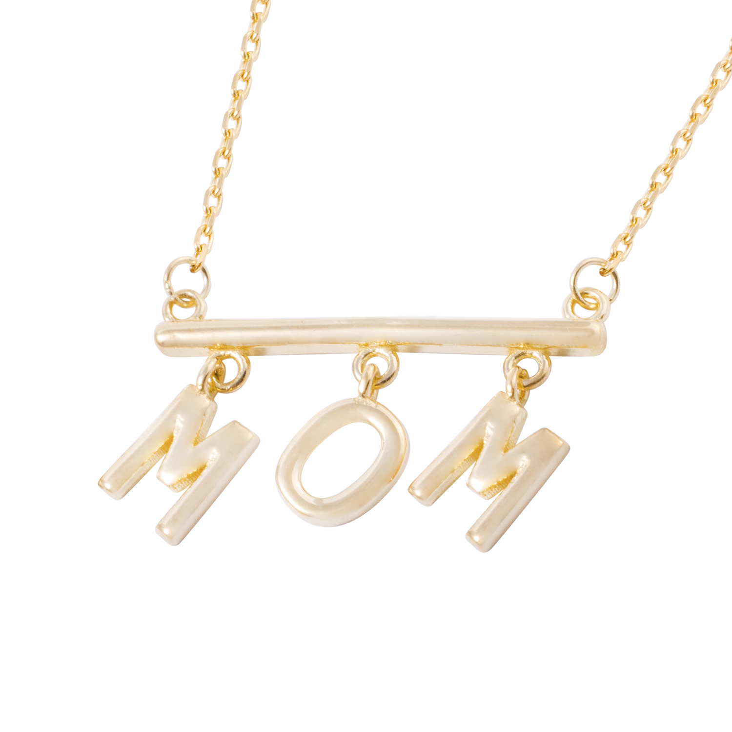 Collar Oro Amarillo 18kt MOM 2
