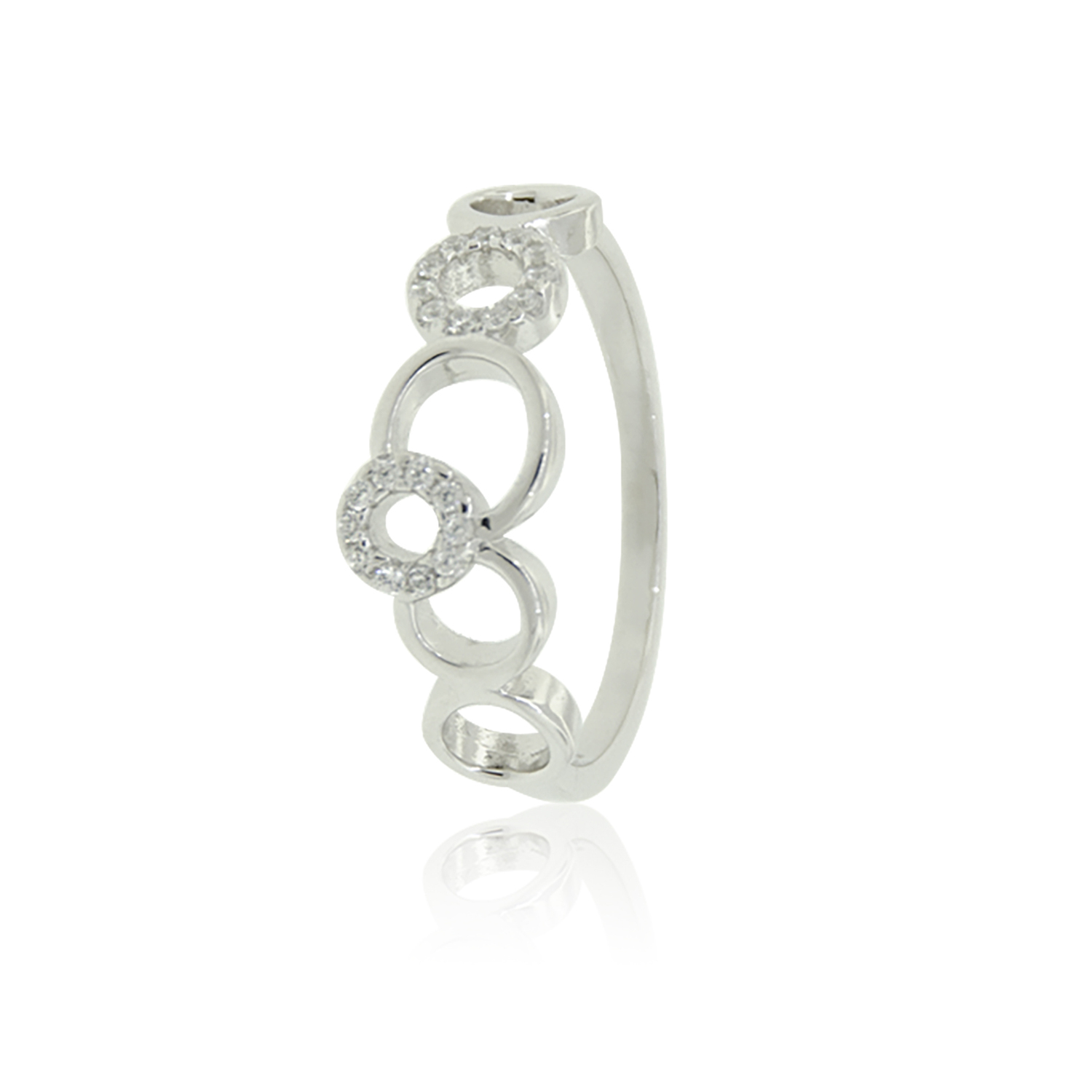 Anillo de Plata Esterlina 925 Infinitos Circonita 1