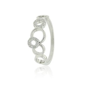 Anillo de Plata Esterlina 925 Infinitos Circonita