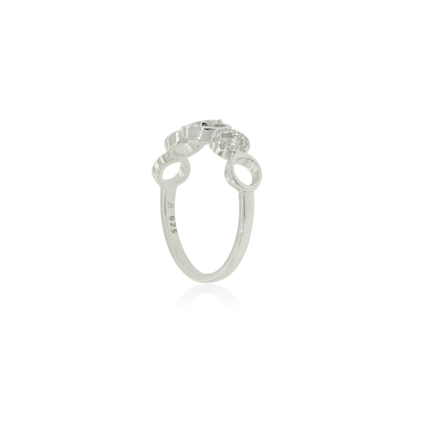 Anillo de Plata Esterlina 925 Infinitos Circonita 2