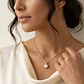 Colgante Oro Miel 18kt Sol con Garras de Circon 5mm - Miniatura 4