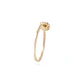 Anillo Oro Amarillo 18kt Circonita Central 3MM - Miniatura 3