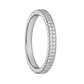 Anillo de Plata Esterlina 925 Doble Riel con Circonita - Miniatura 3