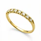 Anillo Oro 18kt Platino Cintillo Eternidad Circonitas - Miniatura 3