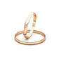 Par Argollas Matrimonio de Oro Rosado 18kt de 2,0mm Verona - Miniatura 1