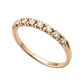 Anillo Oro 18kt Platino Cintillo Eternidad Circonitas - Miniatura 9
