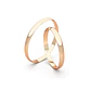 Par Argollas Matrimonio de Oro Rosado 18kt de 2,0mm Verona - Miniatura 3