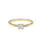 Anillo Oro Amarillo 18kt Circonita-Central 3MM - Miniatura 3