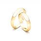 Par de Argollas Oro Amarillo 18kt Modelo Inglés Bari 3mm - Miniatura 2