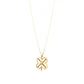 Colgante de Oro 18kt Cuatro Petalos Flor - Miniatura 3