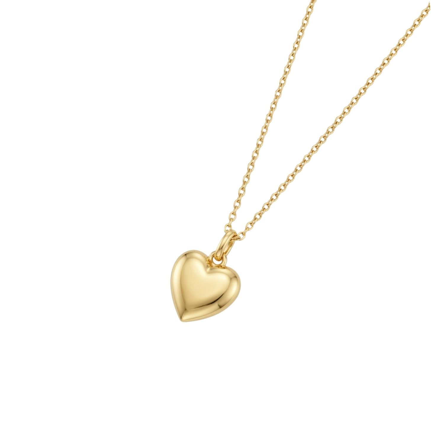 Colgante de Oro Miel 18kt Corazón Pequeño 2