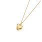 Colgante de Oro Miel 18kt Corazón Pequeño - Miniatura 2