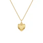 Colgante de Oro Miel 18kt Corazón Pequeño - Miniatura 3