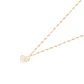 Collar de Oro 18kt Corazón Circonita - Miniatura 1