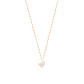 Collar de Oro 18kt Corazón Circonita - Miniatura 3