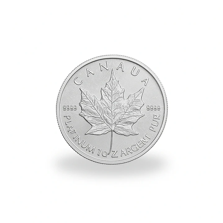 Moneda de Platino Canadiense RCM 1 OZ 2