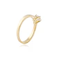 Anillo Compromiso de Oro 14kt Solitario Circon 4 Grifas - Miniatura 3