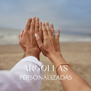 Producto Personalizado - Argolla de  Matrimonio de Oro Amarillo y Blanco 18kt Saffy de 5,5mm
