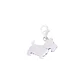 Colgante de Plata Esterlina 925 Perro Escoces - Miniatura 1