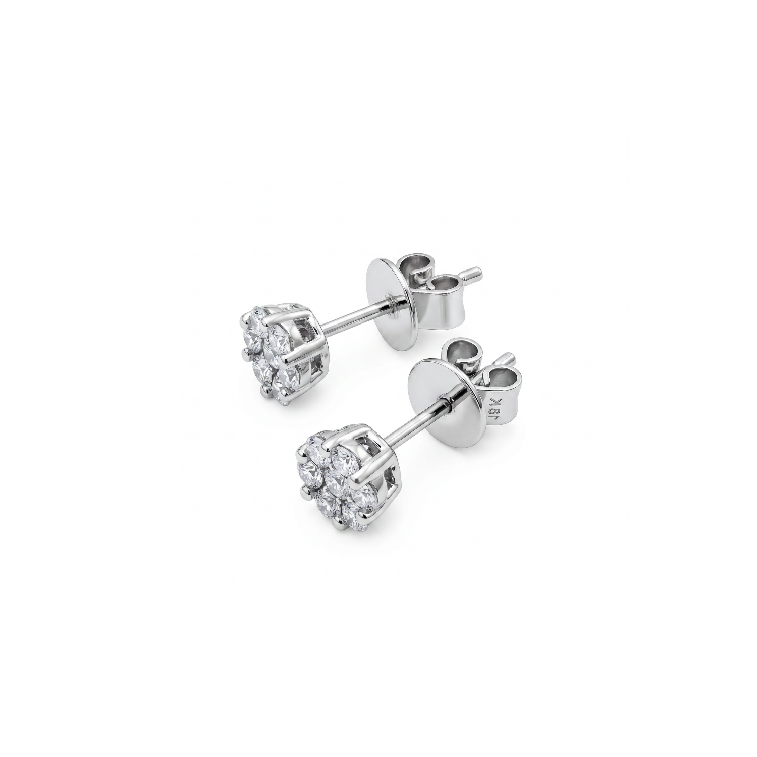 Aros Oro Amarillo 18kt Diamantes 17 Pts 1