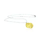 Collar de Plata Colgante de Flores Revestido en Oro 18kt - Miniatura 3