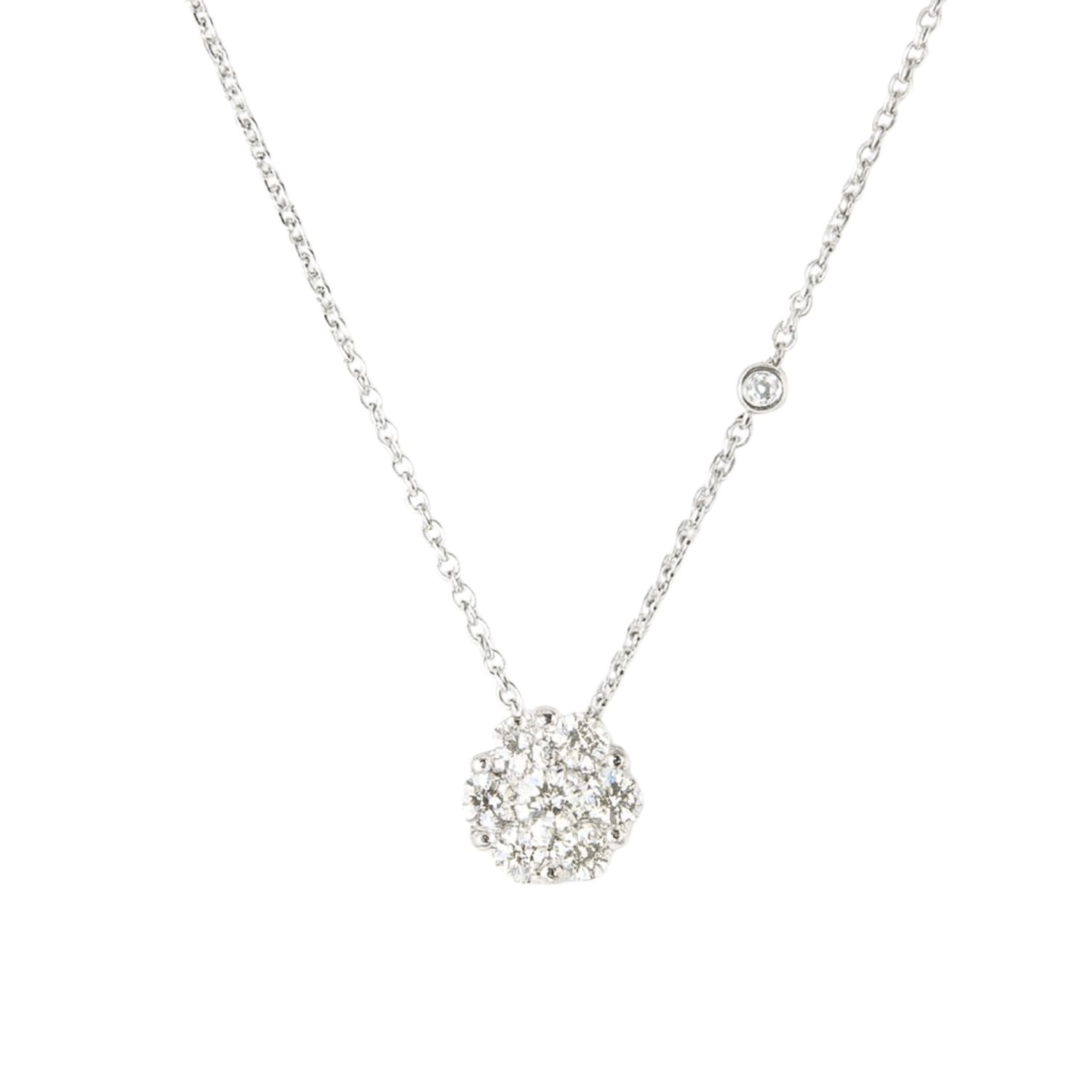 Collar Oro 18kt Diamantes 53 Pts G/SI Corte Brillante 3