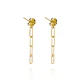 Aros de Oro 18kt Colgante con 4 Eslabones - Miniatura 2