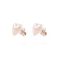 Aros Oro Miel 18kt Corazón Grande - Miniatura 1