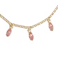 Pulsera Plata Esterlina 925 Rosa Francia Revestido Oro 18kt - Miniatura 3