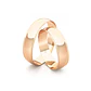 Par Argollas Matrimonio de Oro Miel 18kt Alejandrina de 5,0mm - Miniatura 2