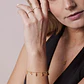 Pulsera Plata Esterlina 925 Rosa Francia Revestido Oro 18kt - Miniatura 4