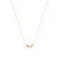 Collar Oro Amarillo 18kt 3 Bolitas Tricolor - Miniatura 3