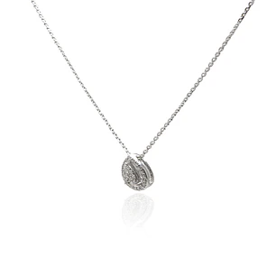 Collar Oro 18kt Diamantes de 23 Pts Corte Brillante SI/H