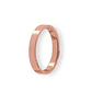 Argolla Matrimonio de Oro Miel 18kt  Tubo Ferrada de 3,5mm - Miniatura 1