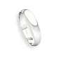 Argolla Matrimonio de Platino Inglés Rodas de 3,5mm - Miniatura 3