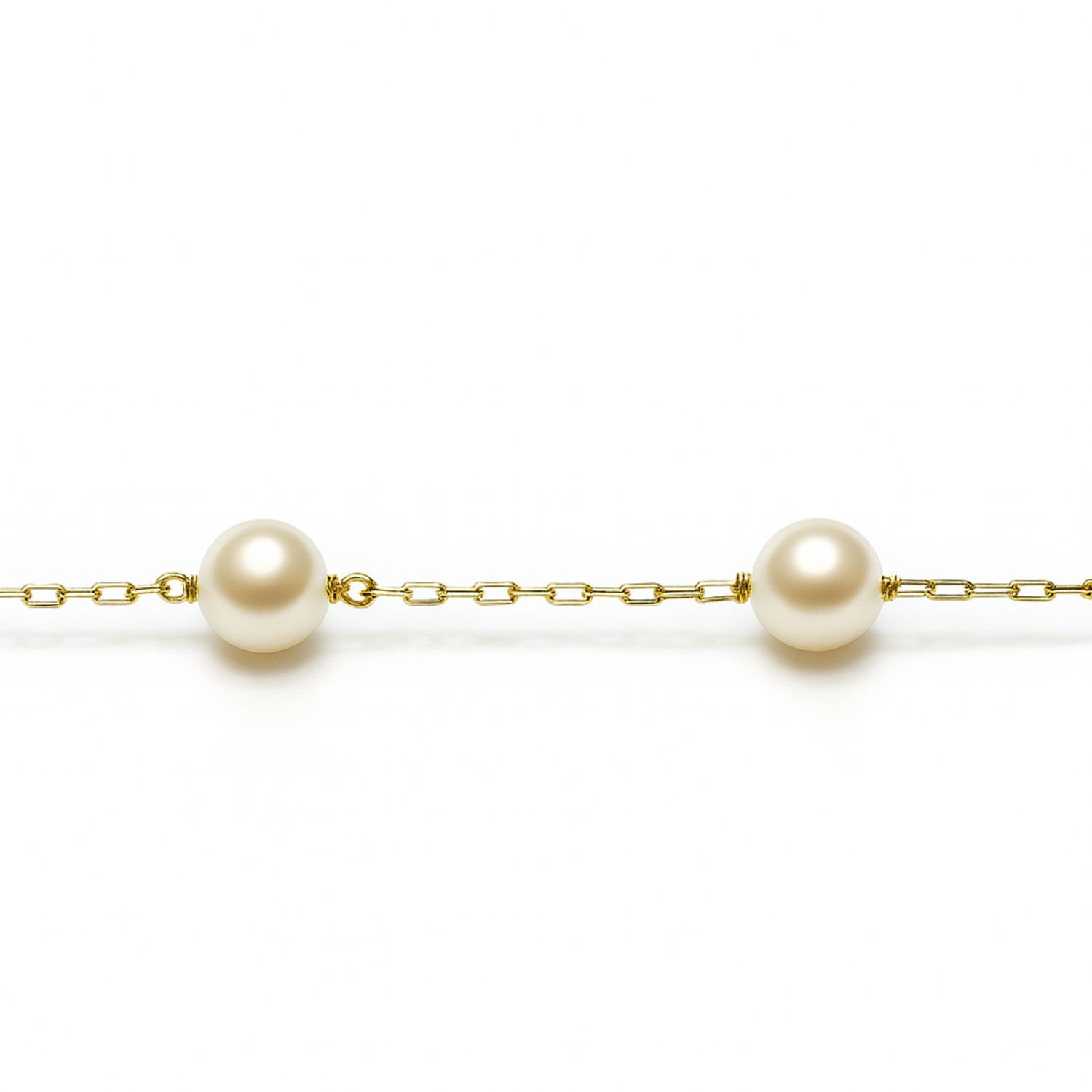 Pulsera Oro Amarillo 18Kt Perlas Cultivadas 4mm 2