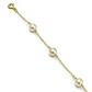 Pulsera Oro Amarillo 18Kt Perlas Cultivadas 4mm - Miniatura 3