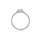 Anillo Compromiso Oro Blanco 18kt  Nantes 1x3ptos Diamante - Miniatura 2