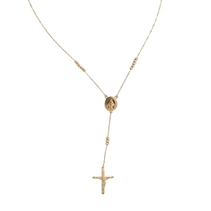 Collar de Oro 18kt Rosario Clasico
