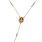 Collar de Oro 18kt Rosario Clasico - Miniatura 2