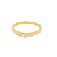Anillo Compromiso Oro Amarillo 18kt  Nantes 1x3ptos Diamante - Miniatura 3