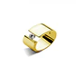 Anillo de Oro Amarillo 18kt Modelo Voler con 01 Diamante Corte Brillante Solitario de 10pts - Miniatura 1