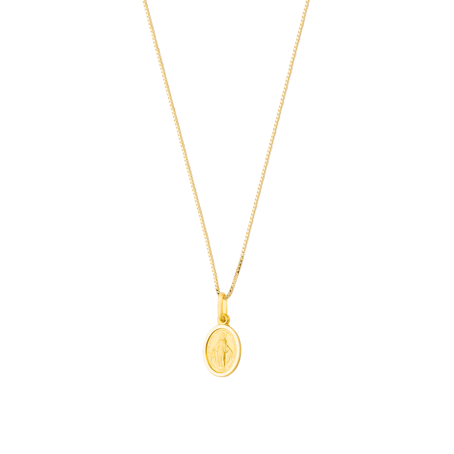 Colgantes de Oro 18kt Modelo Virgen Chica 3